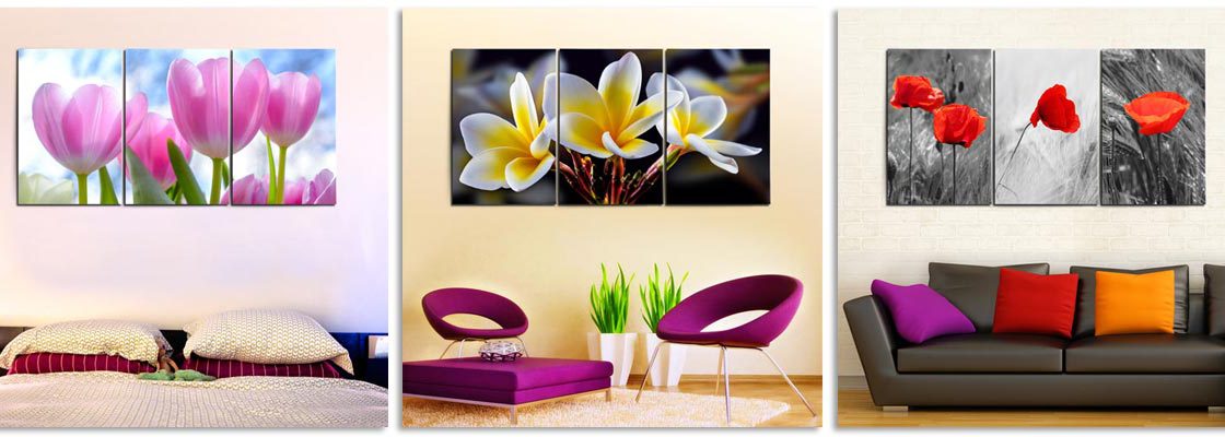 canvas-print-flower รูปติดผนัง ภาพดอกไม้